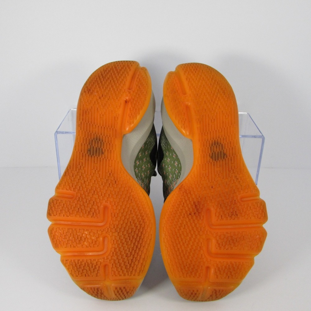 Nike KD 8 Easy Euro 2015 749375-033 Men's 9 Gray Green Orange Flyweave Sneaker - Picture 8 of 11